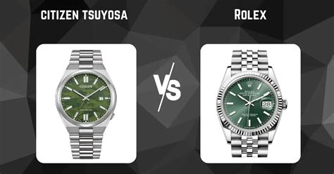 citizen tsuyosa vs rolex|Citizen Tsuyosa VS Rolex .